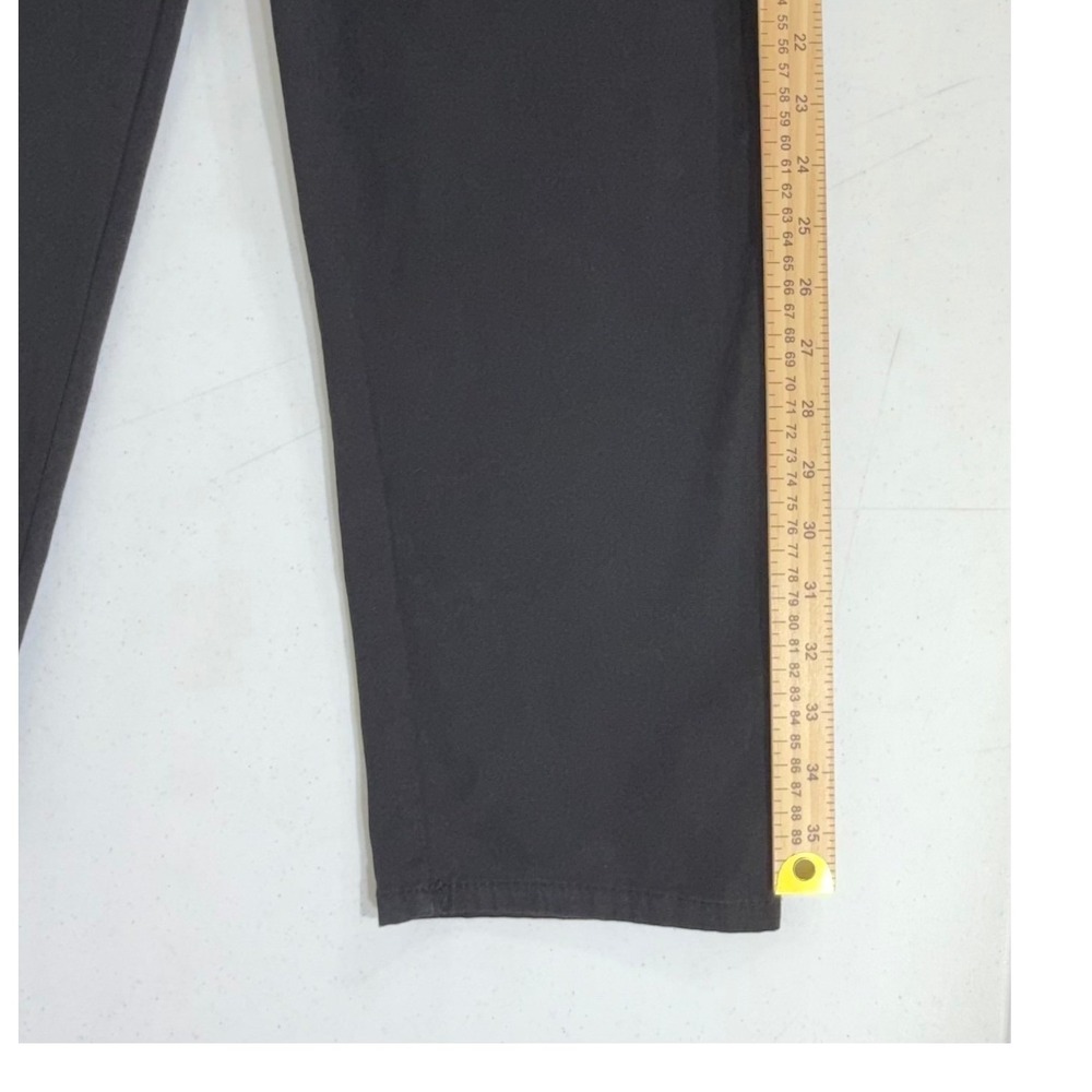 Asos Design Chino Pants 29x26 High Rise Black‎ Slim Tapered Cotton Stretch - Picture 8 of 10